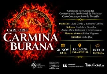 Carmina Burana en Tenerife