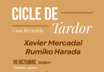 Xavier Mercadal i Rumiko Harada - Cicle de Tardor a la Casa Reynolds Balears, Illes