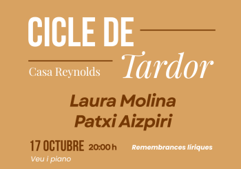 Laura Molina i Patxi Aizpiri - Cicle de Tardor a la Casa Reynolds Balears, Illes