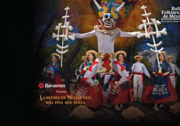 La muerte en México está más viva que nunca. Ballet Amalia Hernandez en Mexico City