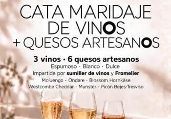 Cata Maridaje de Vinos + Quesos Artesanos a Madrid