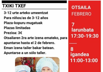 TXIKI TXEF - Azaroak 14 eta 15 Araba/Álava