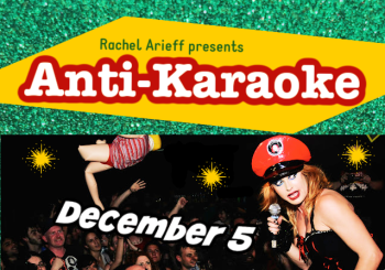 Rachel Arieff's Anti-Karaoke December at Diobar a Barcelona