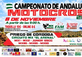 Campeonato de Andalucía de Motocross. 8 de Noviembre Córdoba