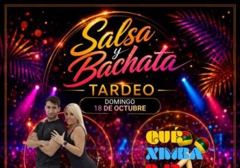 Tardeo Bachata&Salsa - TALLER María Romero & Ángel Río - Qué Ximba Dos en Valencia