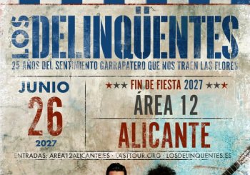 Los Delinqüentes en Área 12 en Alicante
