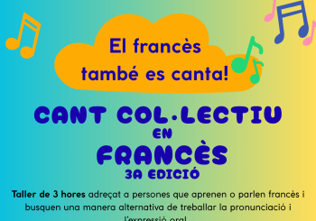 Canto colectivo en francés - edición de diciembre en Barcelona