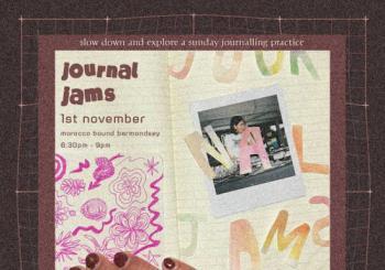 Journal Jams: DJs & journals for your Sunday reset London