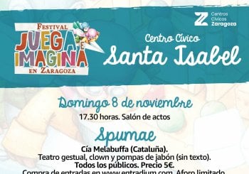 SPUMAE. Cía Melabuffa. FESTIVAL JUEGA E IMAGINA. C.Cívico Santa Isabel en Zaragoza