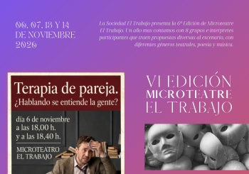 Terapia de Pareja - Adam Enrique - VI Edición Microteatre El Trabajo Alicante/Alacant