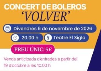CONCERT DE BOLEROS 'VOLVER' A CARLET en Valencia