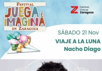 VIAJE A LA LUNA. Nacho Diago. FESTIVAL JUEGA E IMAGINA. C. Cívico Rio Ebro (Edif. Fernández Ordóñez) Zaragoza