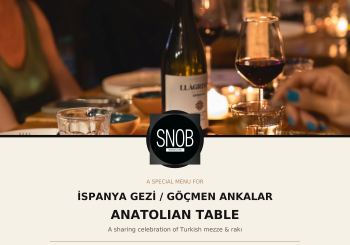 ANATOLIAN TABLE -Turkish mezze & rakı a Barcelona