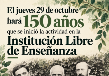 Paseo por el Cementerio Civil para celebrar el 150 aniversario de la Institución Libre de Enseñanza. Con Ritama Muñoz-Rojas Madrid