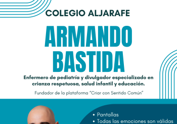 Conferencia de Armando Bastida en el Colegio Aljarafe en Sevilla