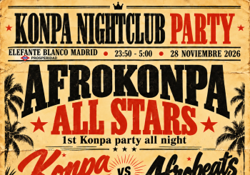 Konpa & Afrobeats nighclub party a Madrid