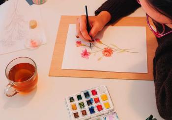 Taller de Pintura: Flores con acuarela en Madrid