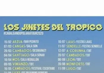 Los Jinetes del Trópico + Pilabands en Santiago en Santiago de Compostela