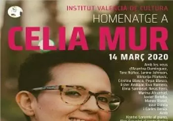 Homenatge a Celia Mur en Valencia