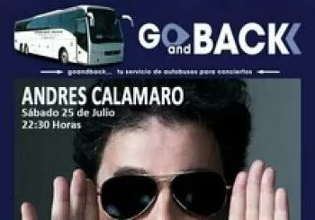 Bus ANDRES CALAMARO, en el Concert Music Festival en 11139 Chiclana de la Frontera