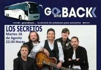 Bus LOS SECRETOS, en el Concert Music Festival en 11139 Chiclana de la Frontera