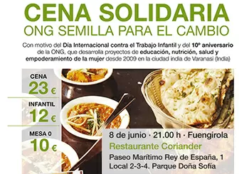 Cena solidaria Fuengirola 2019