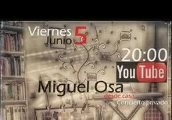 Concierto Miguel Osa desde casa en Madrid