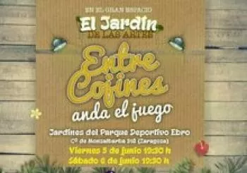 El Jardín de las Artes: Entre cojines anda el juego. Cía. Almozandia Teatro y Animación en Zaragoza