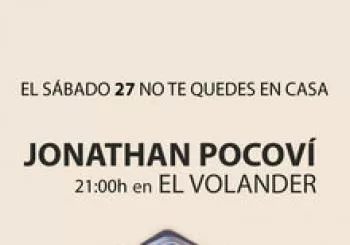 Jonathan Pocoví en El Volander (Aforo limitado) en Valencia