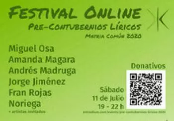 Festival Pre-contubernios Líricos 2020 en Leganés