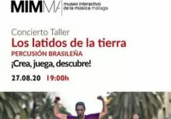 CONCIERTO TALLER: Los latidos de la tierra. Percusión brasileña en Málaga