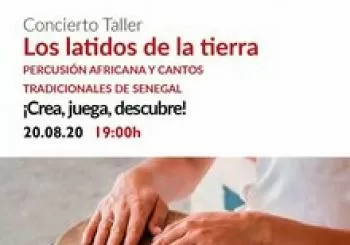CONCIERTO TALLER: Los latidos de la tierra. Percusión africana y cantos tradicionales de Senegal en Málaga