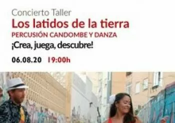 CONCIERTO TALLER: Los latidos de la tierra. Percusión, candombe y danza en Málaga