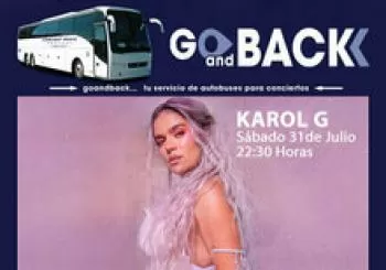 Bus KAROL G, en el Concert Music Festival en 11139 Chiclana de la Frontera