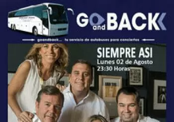 Bus SIEMPRE ASI, en el Concert Music Festival en 11139 Chiclana de la Frontera