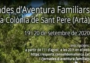 Llista d'espera JORNADES D'AVENTURA FAMILIAR 19-20 setembre (Artà) en Colònia de Sant Pere, Artà