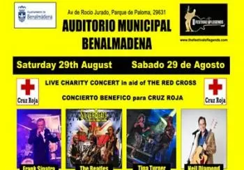 Macroconcierto Festival Of Legends Benefico en Málaga