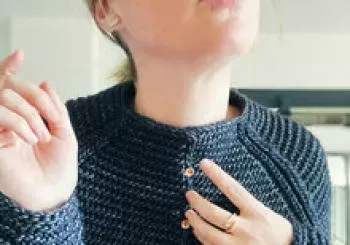 Alimaravillas: Rebeca de crochet a punto bobo | Crochet garter stitch cardigan en -