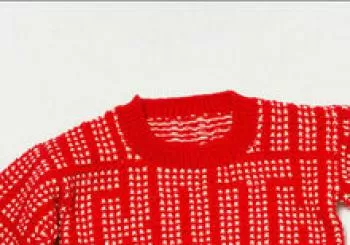 Rüdiger Schlömer: Typeknitting con puntos deslizados | Typeknitting with slip stitches en -