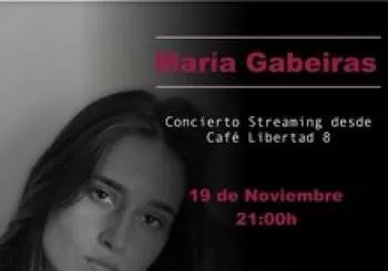 María Gabeiras - Streaming desde Café Libertad 8 en Madrid