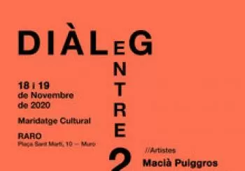 Diàleg entre Macià Puiggros i Elena Puigserver en MURO