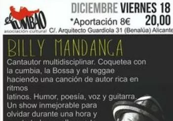 Billy Mandanga en el Taller Tumbao en Alicante