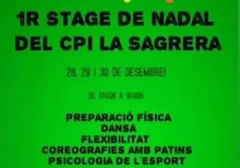 STAGE DE PATINATGE ARTÍSTIC NADAL 2020 CPI LA SAGRERA en BARCELONA