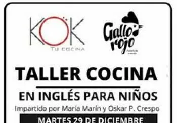 Taller cocina en inglés para niños en Sevilla