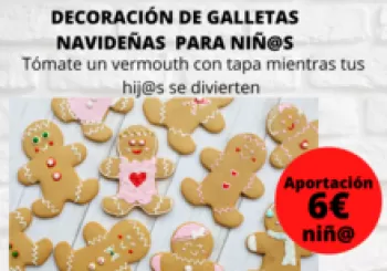 TALLER GALLETAS NAVIDEÑAS PARA NIÑ@S en Alcala de Henares