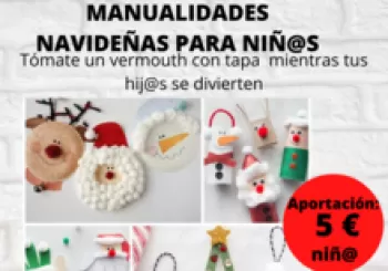 MANUALIDADES NAVIDEÑAS PARA NIÑOS en Alcala de Henares