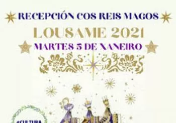 RECEPCIÓN COS REIS MAGOS en LOUSAME