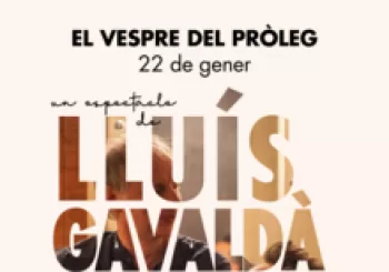 El vespre del Pròleg (Lluís Gavaldà amb Joan Pau Chaves) a Cambrils
