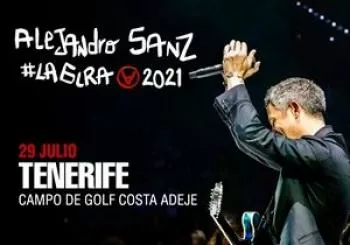 Alejandro Sanz en Campo de Golf Costa Adeje