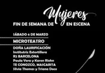 Fin de semana de MUJERES en escena en Barcelona